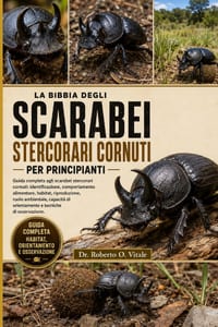 La Bibbia Degli Scarabei Stercorari Cornuti Per Principianti: Guida completa agli scarabei stercorari cornuti: identificazione, comportamento alimenta cover