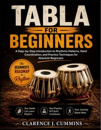 Tabla for Beginners: A Step-by-Step Introduction to Rhythmic Patterns, Hand Coordination, and Practice Techniques for Absolute Beginners cover