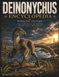 Dinosaur Encyclopedia Series Vol.34 Deinonychus Encyclopedia: An Evidence-Based Guide to the "Terrible Claw" Dinosaur cover