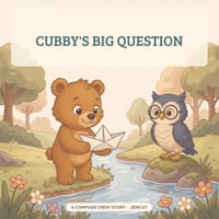 Cubby's Big Question: A Compass Crew Story About Self-Worth And Comparison for Kids Ages 4-8 cover