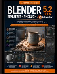 Blender 5.2 Lts Benutzerhandbuch 2026-2027: Meistern Sie 3D-Modellierung, Animation und Rendering. und kreative Arbeitsabläufe mit dem vollständigen B cover
