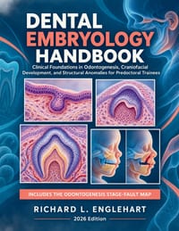 Dental Embryology Handbook 2026: Clinical Foundations in Odontogenesis, Craniofacial Development, and Structural Anomalies for Predoctoral Trainees cover