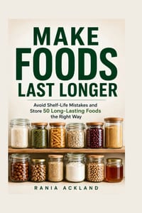 Make Foods Last Longer: Avoid Shelf-Life Mistakes and Store 50 Long-Lasting Foods the Right Way cover