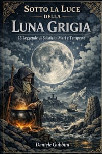 Sotto la Luce della Luna Grigia: 13 Leggende di Solstizio, Mari e Tempeste cover