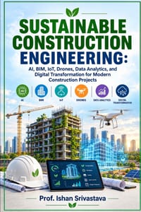 Sustainable Construction Engineering: AI, BIM, IoT, Drones, Data Analytics, and Digital Transformation for Modern Construction Projects cover