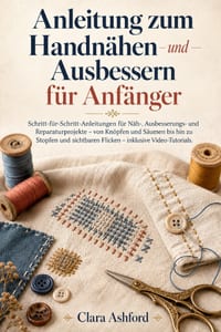 Anleitung zum Handn�hen und Ausbessern f�r Anf�nger: Schritt-f�r-Schritt-Anleitungen f�r N�h-, Ausbesserungs- und Reparaturprojekte - von Kn�pfen und cover