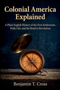 Colonial America Explained: A Plain-English History of the First Settlements, Daily Life, and the Road to Revolution cover
