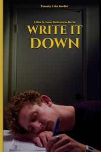 Write It Down (2026) Libro de Arte cover