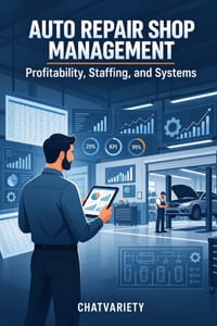 Auto Repair Shop Management: Profitability, Staffing, and Systems cover