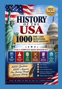 History of the USA: 1000 One-Line Questions with Answers cover