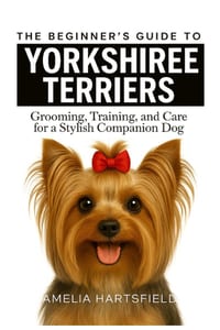 The Beginner's Guide to Yorkshire Terriers: Grooming, Training, and Care for a Stylish Companion Dog cover