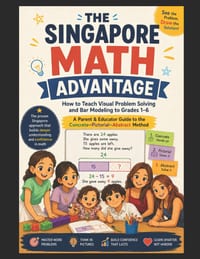 The Singapore Math Advantage: How to Teach Visual Problem Solving and Bar Modeling to Grades 1-6: A Parent & Educator Guide to the Concrete-Pictorial- cover