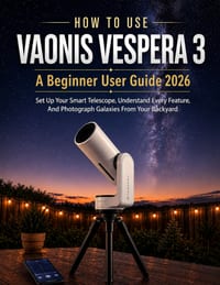 How To Use Vaonis Vespera 3: A Beginner User Guide 2026: Set Up Your Smart Telescope, Understand Every Feature, And Photograph Galaxies From Your Back cover