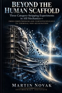 BEYOND THE HUMAN SCAFFOLD. Three Category-Stripping Experiments in ASI Mechanics++: From Computronium and Femtotechnology to Terminal Non-Designation cover
