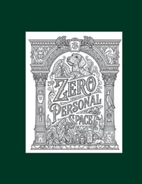 Zero personal space: a book for an awkward wire-haired dachshund, exploring maximalist "cabinet of curiosities" in grand rooms with hidden gems in eve cover