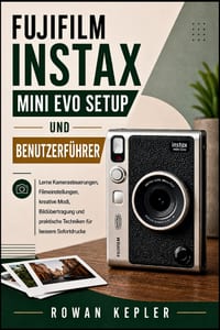 Fujifilm Instax Mini Evo Setup Und Benutzerführer: Lerne Kamerasteuerungen, Filmeinstellungen, kreative Modi, Bildübertragung und praktische Techniken cover