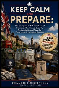Keep Calm and Prepare: The Complete British Handbook of Household Resilience Security, Sustainability and Style for Every Home in the United Kingdom cover
