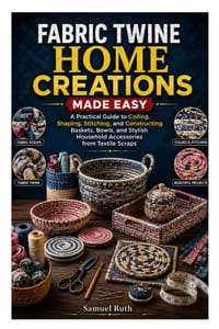 Fabric Twine Home Creations Made Easy: A Practical Guide to Coiling, Shaping, Stitching, and Constructing Baskets, Bowls, and Stylish Household Access cover
