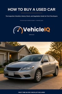 How to Buy a Used Car: The Inspection Checklist, History Check, and Negotiation Guide for First-Time Buyers cover