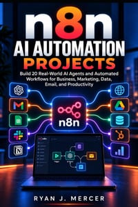 n8n AI Automation Projects: Build 20 Real-World AI Agents and Automated Workflows for Business, Marketing, Data, Email, and Productivity cover