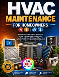 HVAC Maintenance for Homeowners: A Practical Guide to Filters, Thermostats, Airflow, Furnaces, Heat Pumps, Coils, Condensate Drains, DIY Seasonal Tune cover