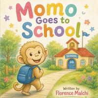 Momo Goes to School: A Sweet First Day of School Story to Ease Separation Anxiety and Build Confidence cover