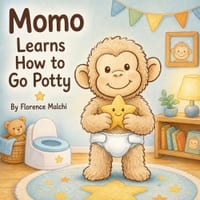 Momo Learns How to Go Potty: A Cute Toilet Training Story for Toddlers with Fun Steps and a Potty Chart cover