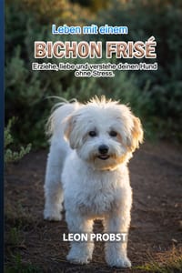 Leben mit einem Bichon Frisé: Erziehe, liebe und verstehe deinen Hund ohne Stress. cover