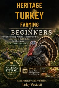 Heritage Turkey Farming for Beginners: Natural Breeding, Pasture-Raised Production, and Farm-to-Table Sales for Beginners (S.A.F.E. System Edition) cover