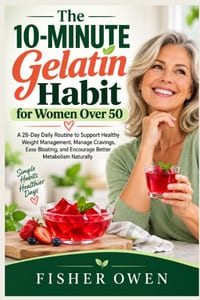The 10-Minute Gelatin Habit for Women Over 50: A 28-Day Daily Routine to Support Healthy Weight Management, Manage Cravings, Ease Bloating, and Encour cover