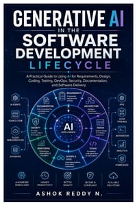 Generative AI in the Software Development Lifecycle: A Practical Guide to Using AI for Requirements, Design, Coding, Testing, DevOps, Security, Docume cover