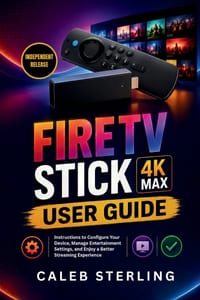 Fire TV Stick 4K Max User Guide: Instructions to Configure Your Device, Manage Entertainment Settings, and Enjoy a Better Streaming Experience cover