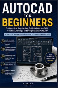 AutoCAD for Beginners: The Complete Step-by-Step Guide to Learning CAD, Creating Drawings, and Designing with AutoCAD cover