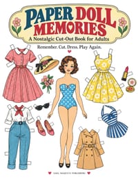 Paper Doll Memories: A Nostalgic Cut-Out Book for Adults cover