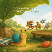 The Snail Who Was Always Too Early cover
