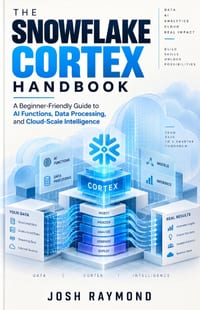 The Snowflake Cortex Handbook: A Beginner-Friendly Guide to AI Functions, Data Processing, and Cloud-Scale Intelligence. cover