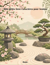 Mots Mêlés Gros Caractères pour Seniors: 50 Grilles Faciles sur la Nature, les Animaux et la Maison cover