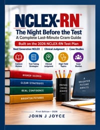 Nclex-RN: The Night Before the Test: A Complete Last-Minute Cram Guide - Built on the 2026 NCLEX-RN Test Plan cover