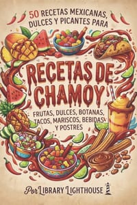 Recetas con Chamoy: 50 Recetas Dulces, Picantes y Agridulces Mexicanas para Frutas, Dulces, Botanas, Tacos, Mariscos, Bebidas y Postres cover
