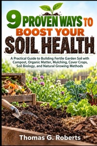 9 Proven Ways to Boost Your Soil Health: A Practical Guide to Building Fertile Garden Soil with Compost, Organic Matter, Mulching, Cover Crops, Soil B cover