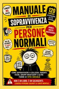 Manuale di sopravvivenza per persone normali: Come sopravvivere a colleghi, parenti, vicini, gruppi WhatsApp e altre forme di vita sociale cover
