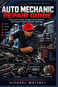 Auto Mechanic Repair Guide: An Overview of Car Repair, Diagnostics, Maintenance, Gas & Diesel Systems, and Troubleshooting cover