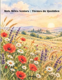 Mots Mêlés Seniors: Thèmes du Quotidien: 50 Grilles en Gros Caractères pour Stimuler la Mémoire cover