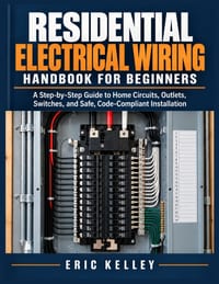Residential Electrical Wiring Handbook For Beginners: A Step-by-Step Guide to Home Circuits, Outlets, Switches, and Safe Code Compliant Installation cover