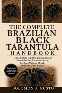 The Complete Brazilian Black Tarantula Handbook: The Ultimate Guide to Brazilian Black Tarantula Care, Enclosure Setup, Feeding, Molting, Health, and cover