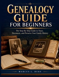 Genealogy Guide For Beginners: The Step-By-Step Guide to Trace, Document, and Preserve Your Family History cover
