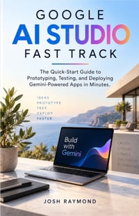 Google AI Studio Fast Track: The Quick-Start Guide to Prototyping, Testing, and Deploying Gemini-Powered Apps in Minutes. cover
