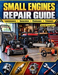 Small Engines Repair Guide: A Beginner-Friendly Step-by-Step Manual to Troubleshooting, Maintaining, and Overhauling Equipment for Ultimate Self-Relia cover