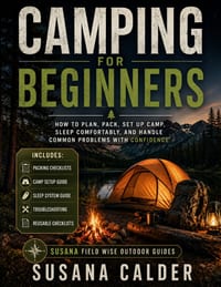 Camping for Beginners: How to Plan, Pack, Set Up Camp, Sleep Comfortably, and Handle Common Problems with Confidence cover