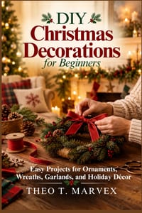 DIY Christmas Decorations for Beginners: Easy Projects for Ornaments, Wreaths, Garlands, and Holiday Décor cover